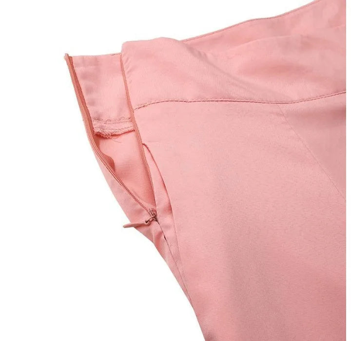Elegant Women's Pants 2023 Summer Fashion Office OL Solid High Waist Wide Leg Pants Casual Basics Trousers OTTD Streetwear