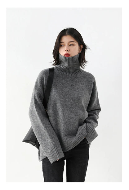 CHIC VEN Women's Turtleneck Sweater