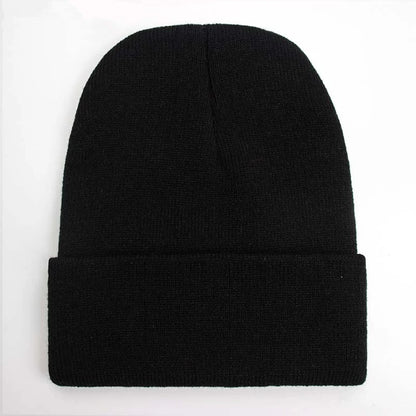 Unisex Wool Blend Beanie – Soft & Warm Knitted Cap for Winter