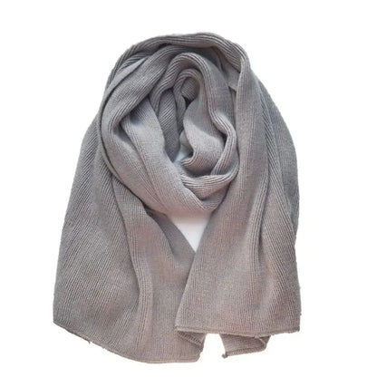 Maikun Women’s Thick Winter Scarf – Pure Color, Imitation Cashmere