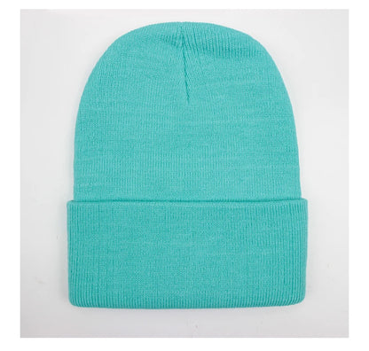 Unisex Wool Blend Beanie – Soft & Warm Knitted Cap for Winter