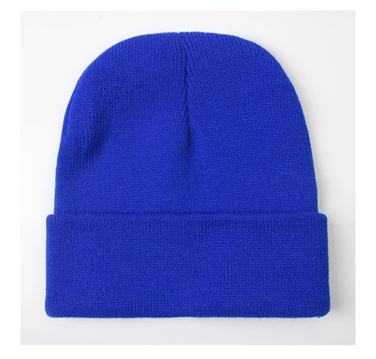 Unisex Wool Blend Beanie – Soft & Warm Knitted Cap for Winter