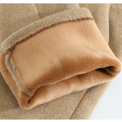 Slim Graceful Winter Gloves for Women – Vintage Pom-Pom Touchscreen & Windproof