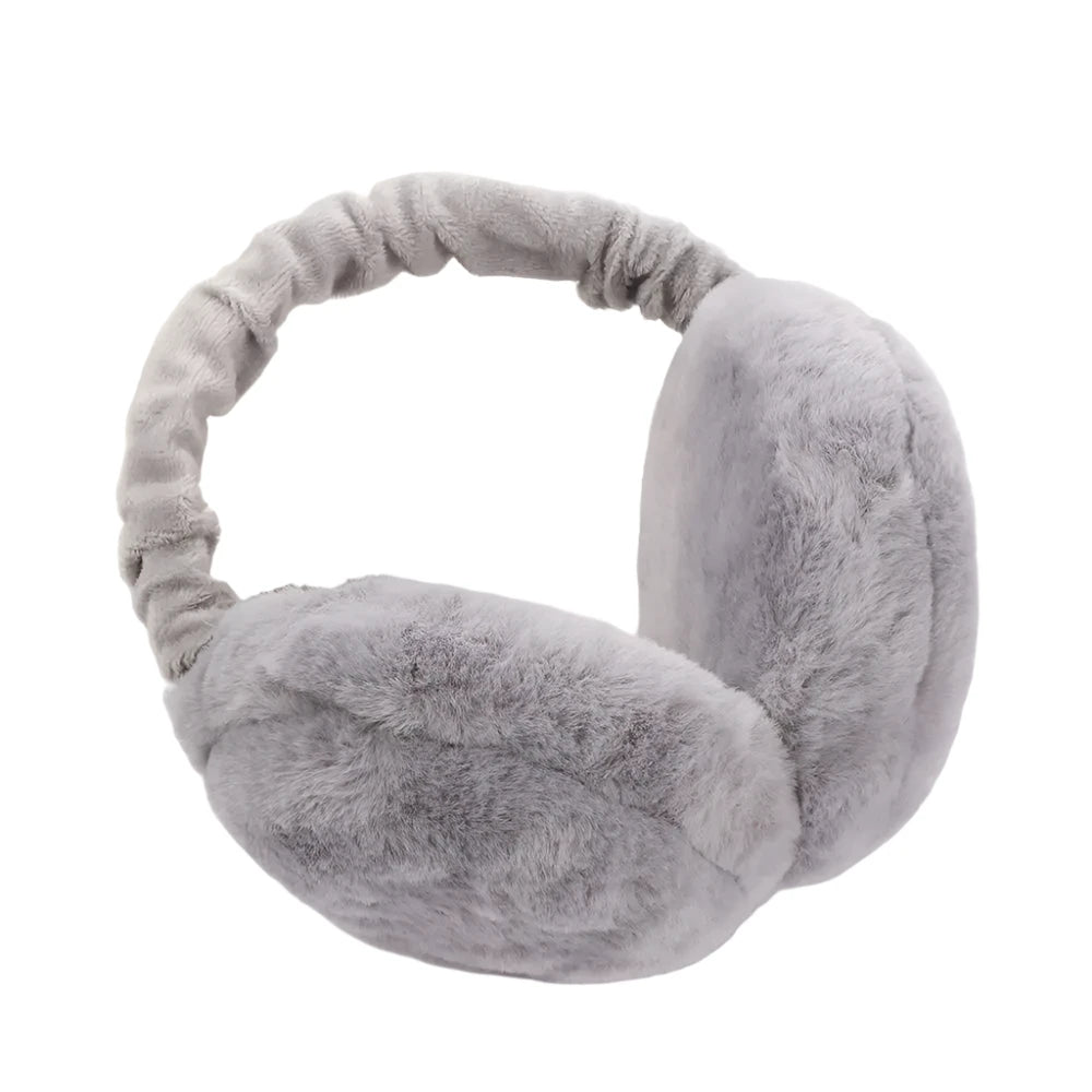 Autumn/Winter Adjustable Foldable Earmuffs - Unisex Plush Ear Warmers