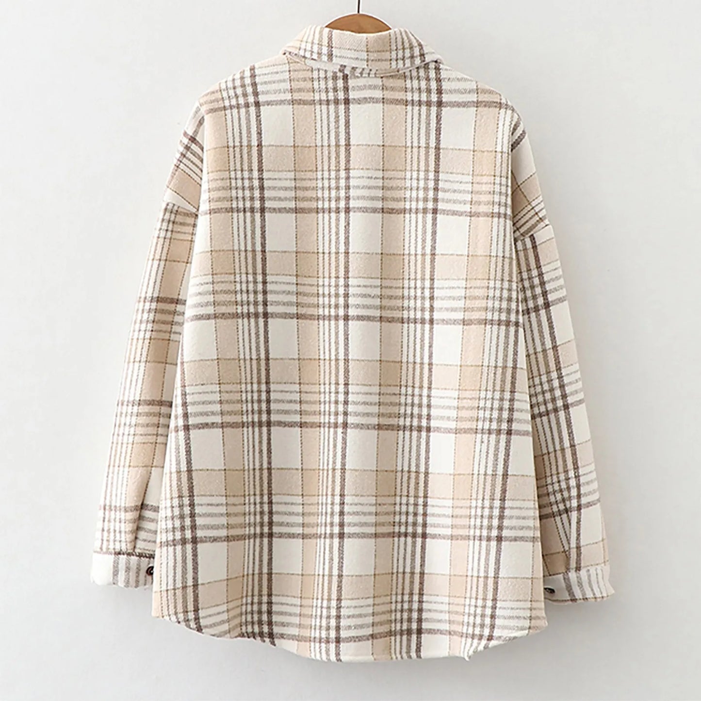 Women's Fleece-Lined Plaid Shacket