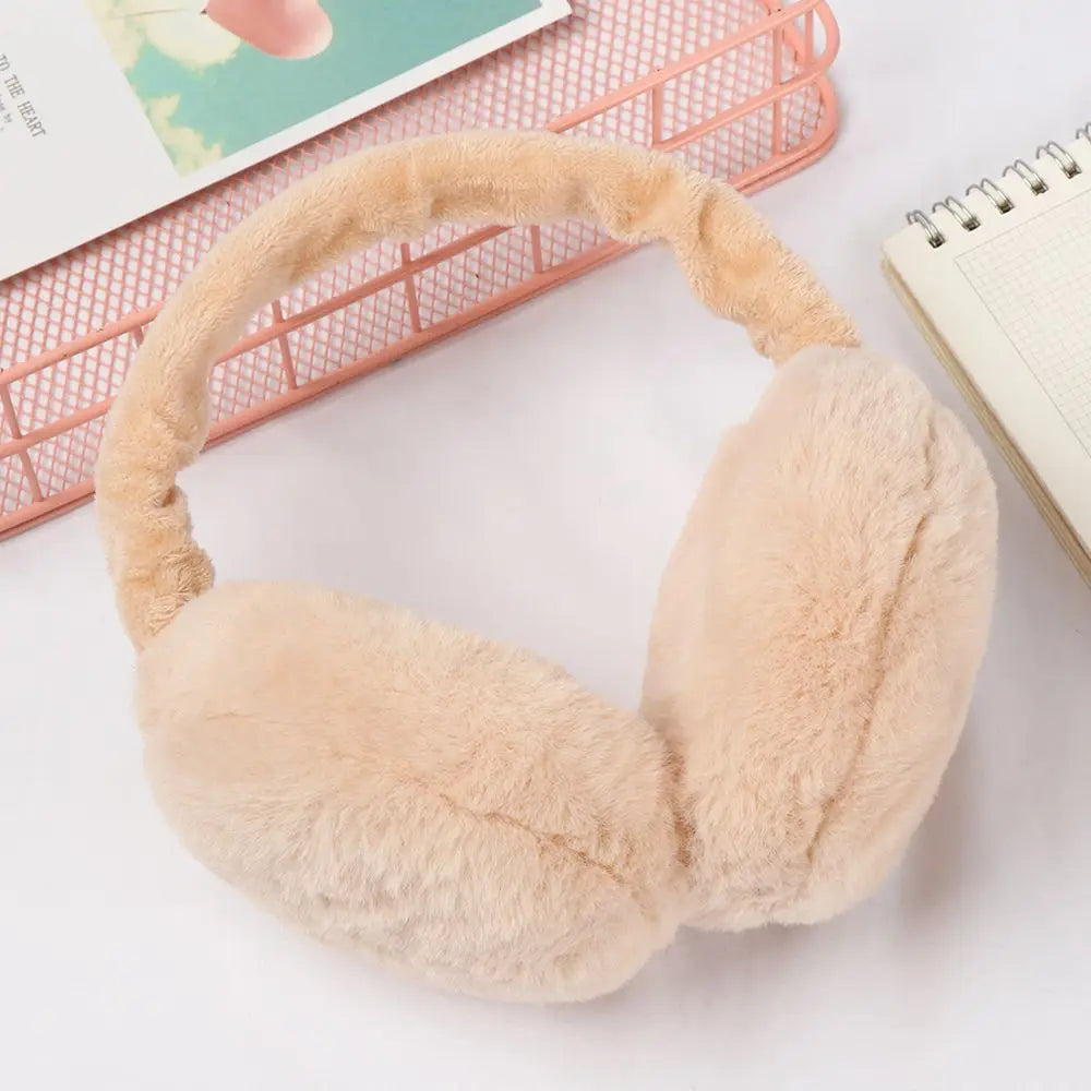 Autumn/Winter Adjustable Foldable Earmuffs - Unisex Plush Ear Warmers